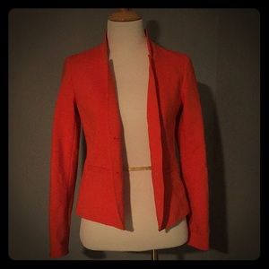 Orange Ann Taylor Loft Blazer